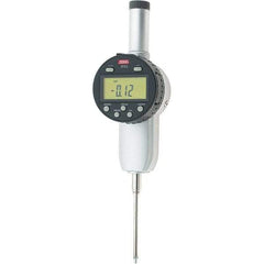 SPI - 0 to 2" Range, 0.0005" Graduation, Electronic Drop Inidicator - Flat & Lug Back, 0.0012" Accuracy, Digital Display, Inch & Metric - Americas Industrial Supply
