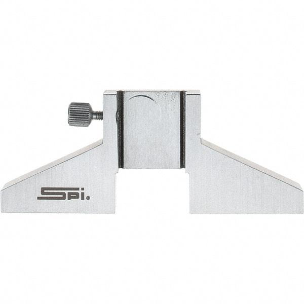 SPI - Bright Stainless Steel Caliper Base - 1 Piece, For Use with Calipers - Americas Industrial Supply