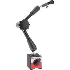 SPI - 60mm Long x 50mm Wide x 55mm High Magnetic Indicator Base - 80 Kg Magnetic Pull, 385mm Rod Length, Articulated Arm - Americas Industrial Supply