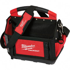 Milwaukee Tool - PACKOUT 32 Pocket, Ballistic Polyester, Red/Black Tote - Americas Industrial Supply