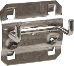 Triton - 2.2" Wide x 2.2" High Peg Board Kit - 3 Hooks, Stainless Steel, Stainless Steel - Americas Industrial Supply