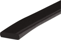 PRO-SAFE - 39" Long, Polyurethane Foam Type F Surface Guard - Black, 1" High x 2" Wide Side - Americas Industrial Supply