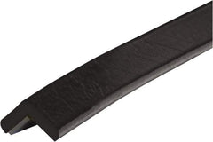 PRO-SAFE - 39" Long, Polyurethane Foam Type E Corner Guard - Black, 1" High x 2" Wide Side - Americas Industrial Supply