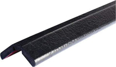 PRO-SAFE - 39" Long, Polyurethane Foam Type W Bumper Guard - Black, 1" High x 2" Wide Side - Americas Industrial Supply