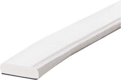PRO-SAFE - 39" Long, Polyurethane Foam Type F Surface Guard - White, 1" High x 2" Wide Side - Americas Industrial Supply