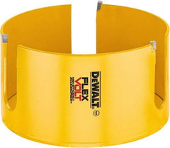 DeWALT - 5-1/4" Diam, 2" Cutting Depth, Hole Saw - Carbide-Tipped Saw, Toothed Edge - Americas Industrial Supply