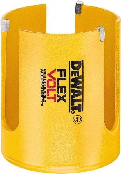 DeWALT - 2-1/8" Diam, 2" Cutting Depth, Hole Saw - Carbide-Tipped Saw, Toothed Edge - Americas Industrial Supply