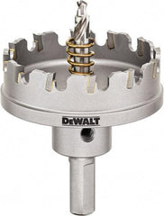 DeWALT - 2-1/4" Diam, 1/4" Cutting Depth, Hole Saw - Carbide-Tipped Saw, Toothed Edge - Americas Industrial Supply