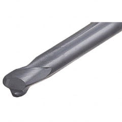 Iscar - 6mm, 2 Flute, Single End, Solid Carbide, 2mm Corner Radius End Mill - 100mm OAL, 30° Helix, Right Hand Flute, 4mm LOC, Right Hand Cut, 25mm Extended Reach - Americas Industrial Supply