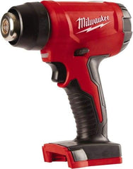 Milwaukee Tool - 0 to 875°F Heat Setting, 6 CFM Air Flow, Heat Gun - 18 Volts, 5 Amps, 360 Watts - Americas Industrial Supply