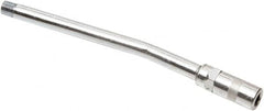lumax - 7,500 Operating psi, 1/8 Thread, Fixed Grease Gun Rigid Extension with Coupler - NPT (M) Thread - Americas Industrial Supply