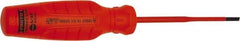 Proto - Insulated, Cabinet & Composite Slotted Screwdriver - Round Shank, Impact & Chemical Resistant Handle - Americas Industrial Supply