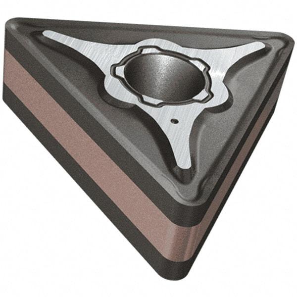 Iscar - TNMG432 M3M Grade IC807 Carbide Turning Insert - TiAlN/TiN Finish, 60° Triangle, 12.7mm Inscr Circle, 4.76mm Thick, 0.8mm Corner Radius - Americas Industrial Supply