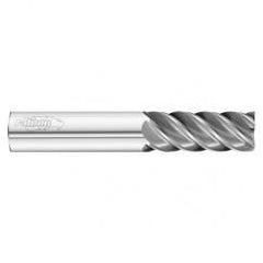 25mm Dia. x 121mm Overall Length 5-Flute Square End Solid Carbide SE End Mill-Round Shank-Center Cut-Uncoated - Americas Industrial Supply