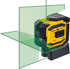 Stabila - 4 Beam 60' Max Range Cross Line & Plumb Points - Green Beam, 3/32" at 30' Accuracy, 1828.8mm Long, Battery Included - Americas Industrial Supply