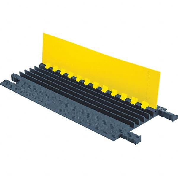 Checkers - On Floor Cable Covers Cover Material: Polyurethane Number of Channels: 5 - Americas Industrial Supply