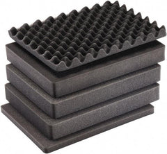 Pelican Products, Inc. - Tool Box Foam Foam Set - 13-1/4" Wide x 7-1/8" Deep x 19-3/4" High, Black, For Pelican Case 1557 - Americas Industrial Supply