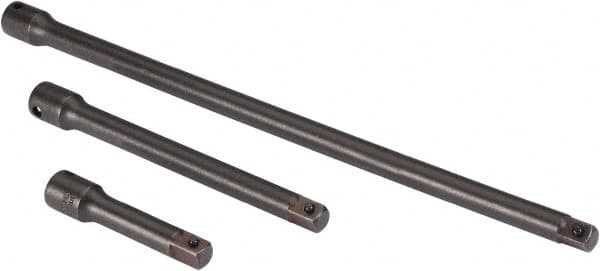 Proto - 3/8" Drive Socket Impact Locking Extension Set - 3 Pieces, Includes 3, 6, 12" Lengths - Americas Industrial Supply