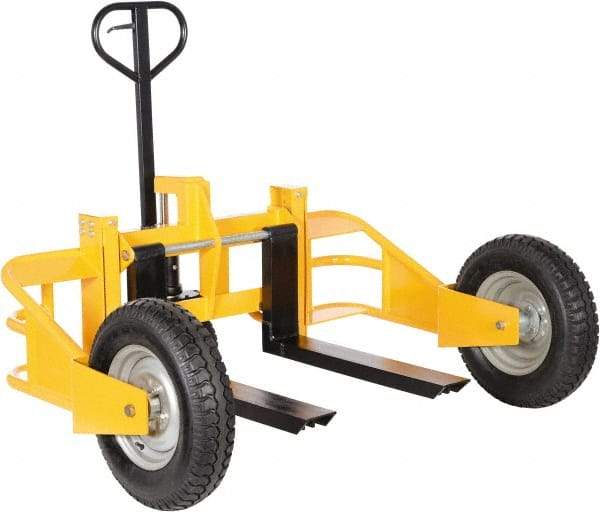 Vestil - 2,500 Lb Capacity, 9" Lift Industrial Pallet Truck - 3" Min Lift Height, 32" Fork Length x 4-3/4" Fork Width, 64" Overall Width - Americas Industrial Supply