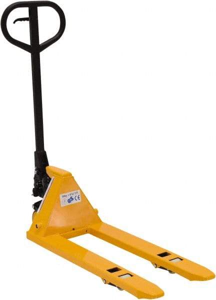 Vestil - 1,100 Lb Capacity, 6" Lift Mini Hand Pallet Truck - 2-3/8" Min Lift Height, 32" Fork Length x 4" Fork Width, 15" Overall Width - Americas Industrial Supply