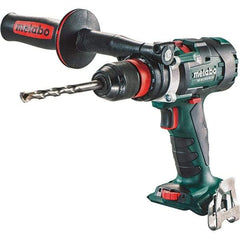 Metabo - 18 Volt 1/2" Chuck Pistol Grip Handle Cordless Drill - 0-500 & 0-2050 & 3800 RPM, Keyless Chuck, Reversible, Lithium-Ion Batteries Not Included - Americas Industrial Supply