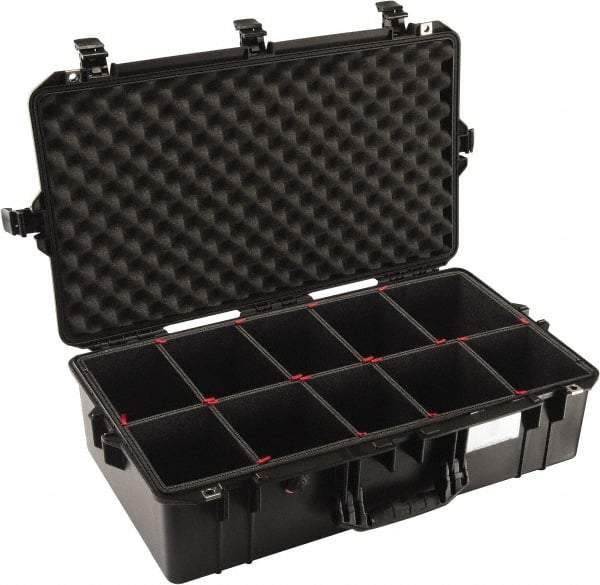 Pelican Products, Inc. - Tool Box Foam Divider Set - 28-7/8" Long x 16-3/4" Wide x 9-1/8" High, Black, For Pelican Case 1605 - Americas Industrial Supply