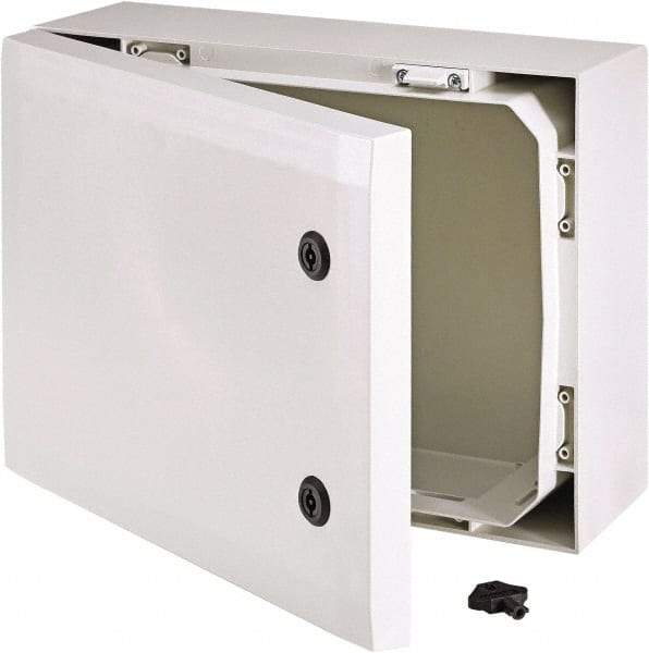 Fibox - Polycarbonate Standard Enclosure Hinge Cover - NEMA 4, 4X, 8.27" Wide x 19.69" High x 15.75" Deep, Impact Resistant - Americas Industrial Supply