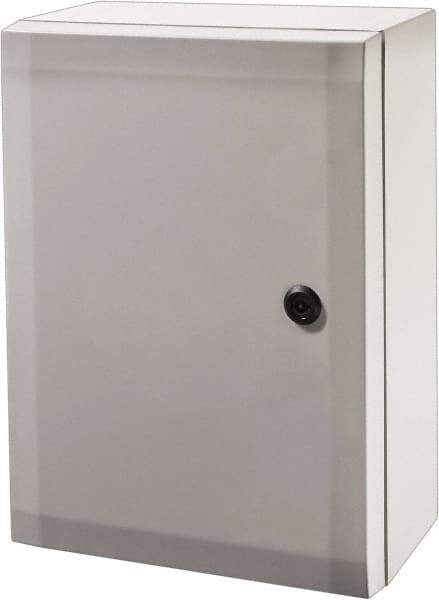 Fibox - Polycarbonate Standard Enclosure Hinge Cover - NEMA 4, 4X, 5.91" Wide x 7.87" High x 11.81" Deep, Impact Resistant - Americas Industrial Supply