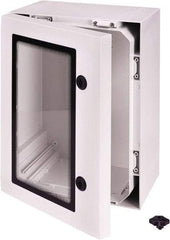 Fibox - Polycarbonate Standard Enclosure Hinge Cover - NEMA 4, 4X, 8.27" Wide x 15.75" High x 19.69" Deep, Impact Resistant - Americas Industrial Supply