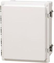 Fibox - Polycarbonate Standard Enclosure Hinge Cover - NEMA 4, 4X, 6, 6P, 12, 13, 16" Wide x 18" High x 10" Deep, Impact, Moisture & Corrosion Resistant, Dirt-tight & Dust-tight - Americas Industrial Supply