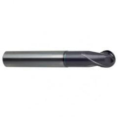 8mm Dia. - 63mm OAL 2 FL 30 Helix Firex Carbide Ball Nose End Mill - Americas Industrial Supply