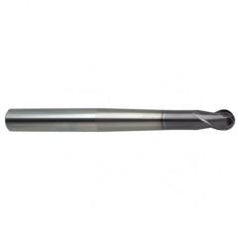 6mm Dia. - 100mm OAL 2 FL 30 Helix Firex Carbide Ball Nose End Mill - Americas Industrial Supply