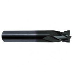 3/8 Dia. x 2-1/2 Overall Length 4-Flute Square End Solid Carbide SE End Mill-Round Shank-Center Cut-Super-A - Americas Industrial Supply