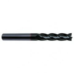 5/8 Dia. x 6 Overall Length 4-Flute Square End Solid Carbide SE End Mill-Round Shank-Center Cut-Super-A - Americas Industrial Supply