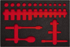 Proto - Tool Box Case & Cabinet Inserts Type: Foam Insert For Use With: J52222 - Americas Industrial Supply