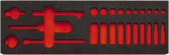 Proto - Tool Box Case & Cabinet Inserts Type: Foam Insert For Use With: J47116 - Americas Industrial Supply
