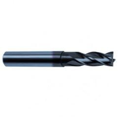 7/16 Dia. x 4-1/2 Overall Length 4-Flute Square End Solid Carbide SE End Mill-Round Shank-Center Cut-Super-A - Americas Industrial Supply