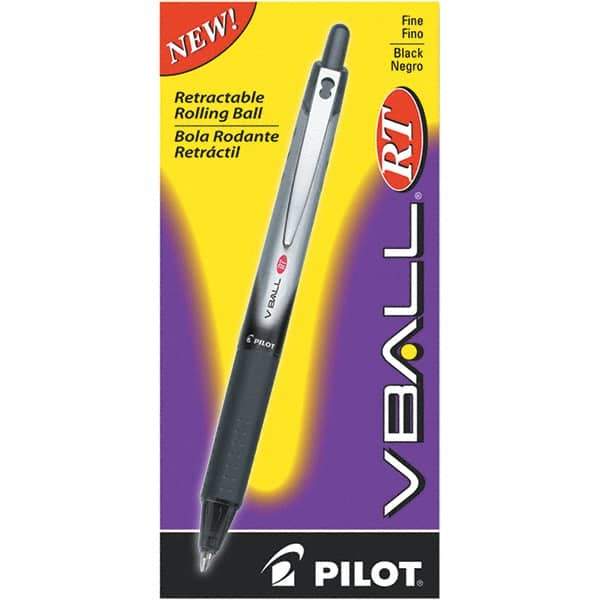 Pilot - Conical Roller Ball Pen - Black - Americas Industrial Supply