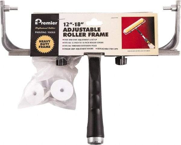 Premier Paint Roller - 12 to 18" Wide Adjustable Frame - Steel Frame - Americas Industrial Supply