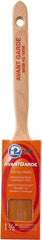 Premier Paint Roller - 1-1/2" Oval Polyester Sash Brush - 2-1/2" Bristle Length, 7" Wood Sash Handle - Americas Industrial Supply