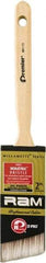 Premier Paint Roller - 2" Angled Polyester General Purpose Paint Brush - 3" Bristle Length, 2" Wood Sash Handle - Americas Industrial Supply