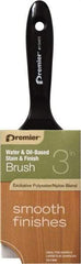 Premier Paint Roller - 3" Flat Polyester Stainer Brush - 2-1/4" Bristle Length, 5" Plastic Beavertail Handle - Americas Industrial Supply