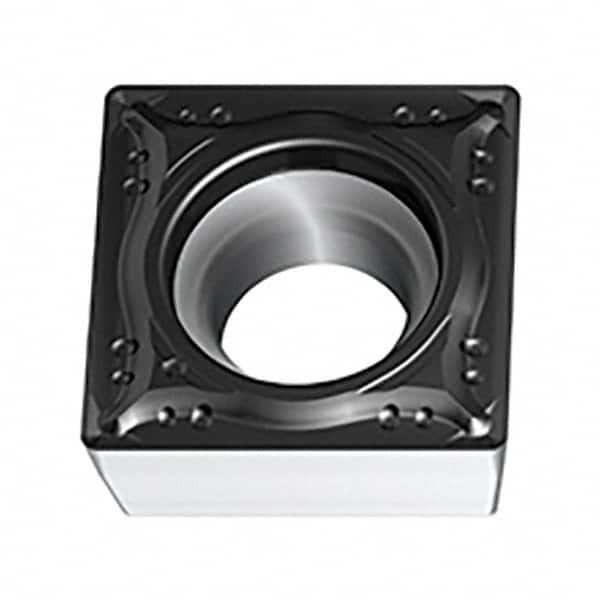 Walter - SCGT MM4 Grade WSM01 Turning Insert - TiAlN+Al2O3+(ZrN) Finish, 90° Square, 9.53mm Inscr Circle, 3.97mm Thick, 0.4mm Corner Radius - Americas Industrial Supply