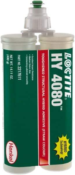 Loctite - 400 g Dual Cartridge Two Part Adhesive - 5 to 10 min Working Time, 302°F - Americas Industrial Supply