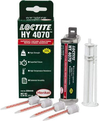 Loctite - 11 g Dual Cartridge Two Part Adhesive - 5 min Working Time - Americas Industrial Supply