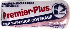 Premier Paint Roller - 1/2" Nap, 7" Wide Paint Roller Cover - Semi-Rough Texture, Polyester - Americas Industrial Supply