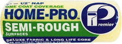 Premier Paint Roller - 1/2" Nap, 7" Wide Paint Roller Cover - Semi-Rough Texture, Polyester - Americas Industrial Supply