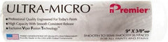 Premier Paint Roller - 3/8" Nap, 9" Wide Paint Roller Cover - Semi-Smooth Texture, Microfiber - Americas Industrial Supply