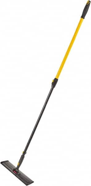 Rubbermaid - 57" Long x 3-1/4" Wide Dust Mop Frame - Black, Quick Connect - Americas Industrial Supply