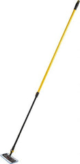 Rubbermaid - 57" Long x 3-1/2" Wide Dust Mop Frame - Black, Hook & Loop - Americas Industrial Supply